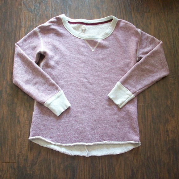 aerie Tops - Rose Marled Sweatshirt Top